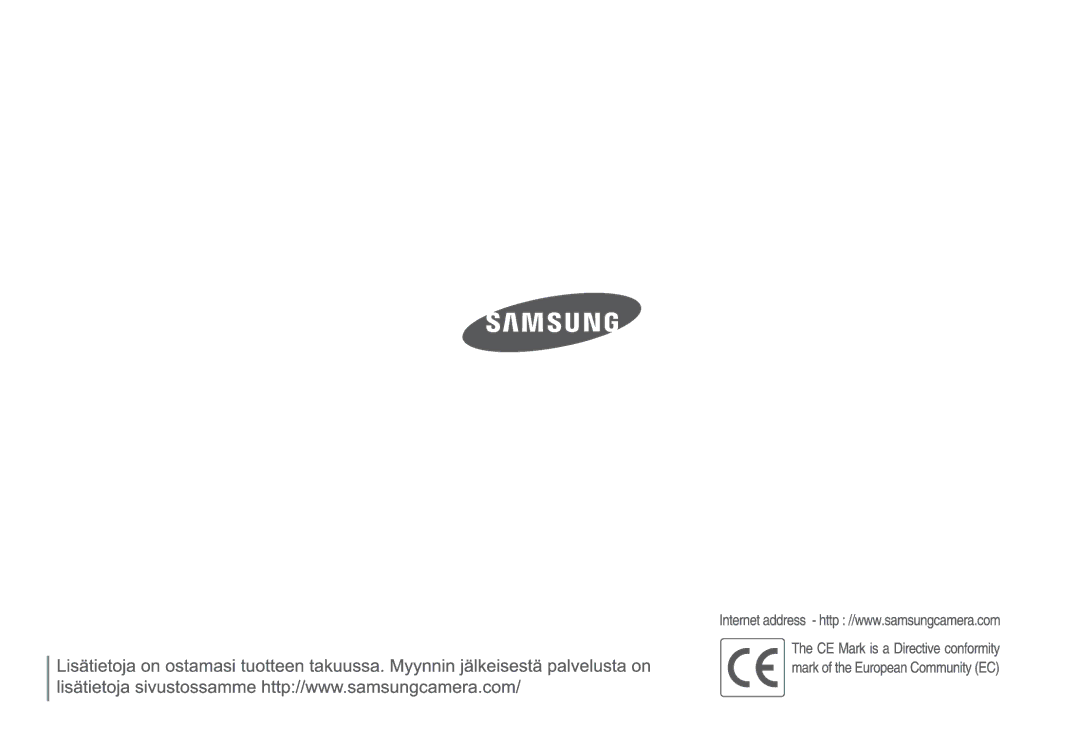 Samsung EC-S1050SDA/DE, EC-S1060BDA/E3, EC-S1060SDA/E3, EC-S1060SBA/E2, EC-S1050BDA/DE, EC-S1050SBB/E2, EC-S1060BBA/E2 manual 