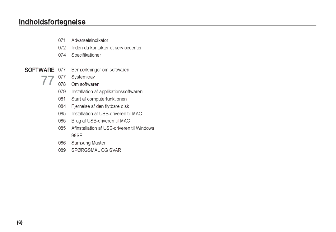 Samsung EC-S1050BBB/E2, EC-S1060BDA/E3, EC-S1060SDA/E3, EC-S1060SBA/E2, EC-S1050BDA/DE, EC-S1050SBB/E2 089 Spørgsmål OG Svar 