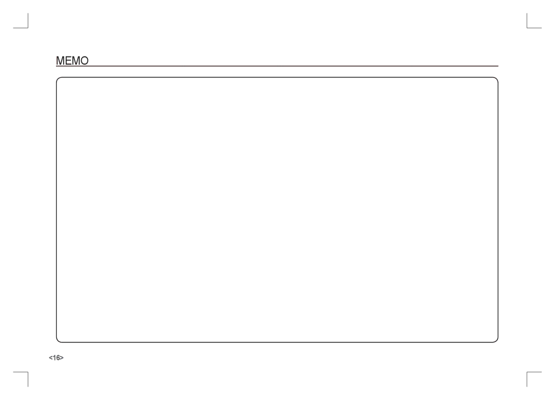 Samsung EC-S1065PBA/FR, EC-S1065SBA/FR manual Memo 