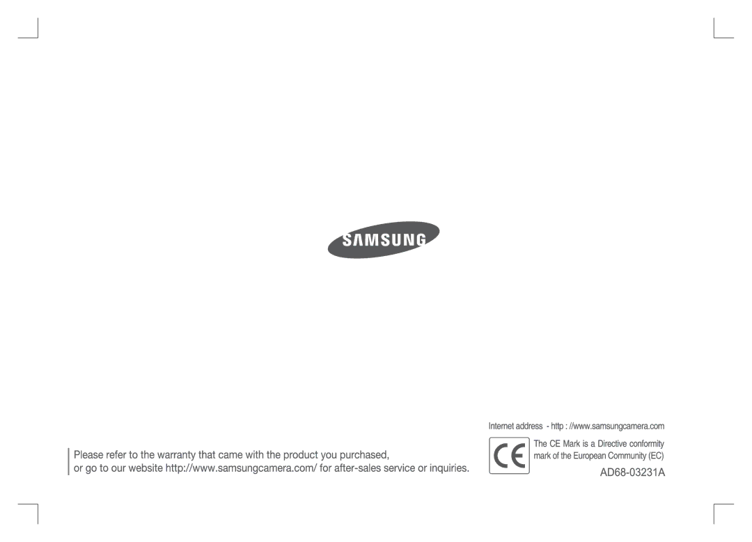Samsung EC-S1065SBA/FR, EC-S1065PBA/FR manual 