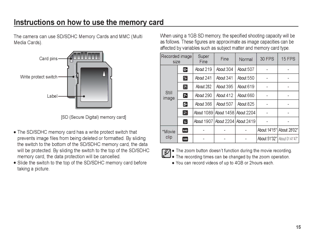 Samsung EC-S1070BDA/AS, EC-S1070BBA/FR, EC-S1070SBA/FR, EC-S1070WBA/FR, EC-S1070PBA/FR, EC-S1070BBA/IT, EC-S1070SBA/IT Clip 