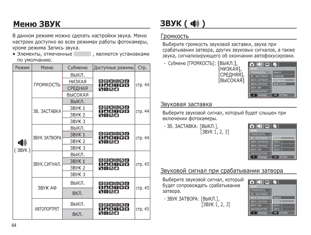 Samsung EC-S1070WBA/RU manual ǴȍȕȦ ǯǪǻǲ, ǮǪǻǲ , ǪȘȖȔȒȖșȚȤ, ǮȊțȒȖȊȈȧ ȏȈșȚȈȊȒȈ, ǮȊțȒȖȊȖȑ șȐȋȕȈȓ ȗȘȐ șȘȈȉȈȚȣȊȈȕȐȐ ȏȈȚȊȖȘȈ 