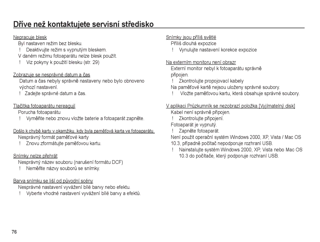 Samsung EC-S1070BDA/E3, EC-S1070SDA/E3 manual ZapnČte fotoaparát, Vložte pamČĢovou kartu, která obsahuje správné soubory 