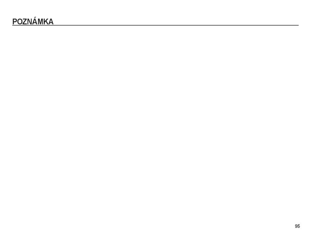 Samsung EC-S1070SDA/E3, EC-S1070WDA/E3, EC-S1070BDA/E3 manual Poznámka 