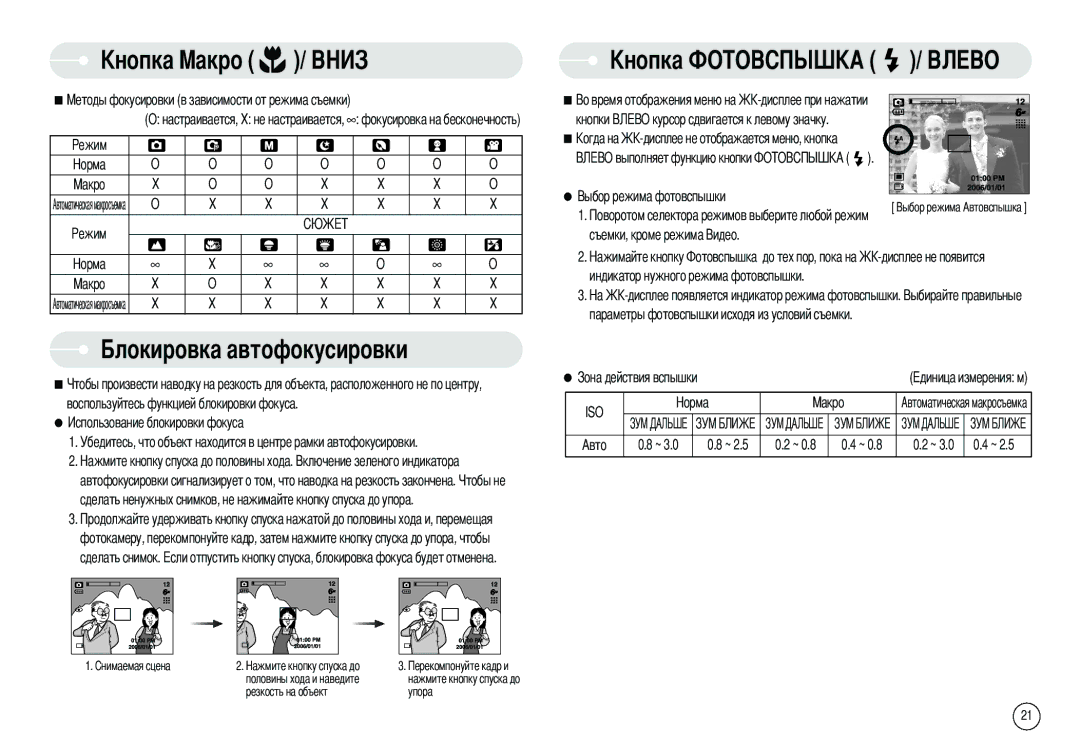 Samsung EC-S500ZSBD/US, EC-S500ZBBA/FR, EC-S600ZSBB/FR, EC-S600ZBBB/FR, EC-S600ZBBA/DE, EC-S500ZSAB Усировки, Кнопки огда на 