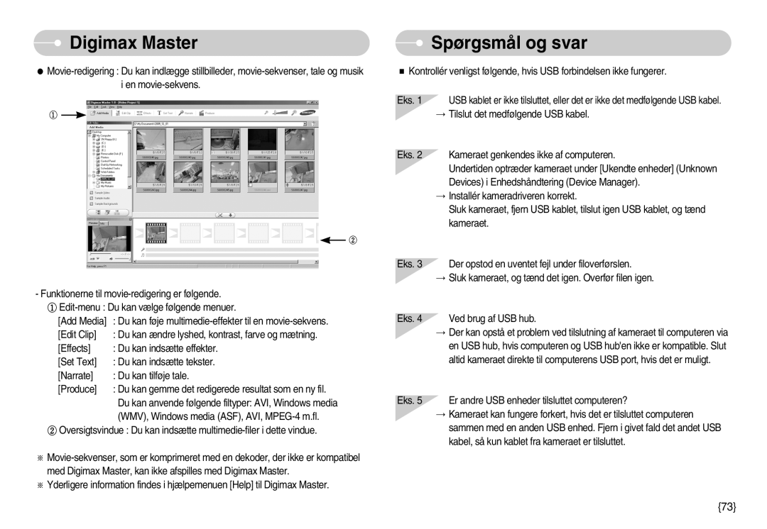 Samsung EC-S600ZBBA/DE, EC-S500ZPBA/E2 manual Spørgsmål og svar 