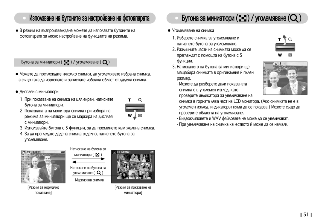 Samsung EC-S750ZBDA/E3, EC-S750ZSDA/E3, EC-S630ZSHA/E3, EC-S630ZBHA/E3 Ñëòôîâè Ò ÏËÌË‡Ú˛Ë, Ïëìë‡Ú˛Ë, „ÓÎÂÏﬂ‚‡ÌÂ Ì‡ ÒÌËÏÍ‡ 