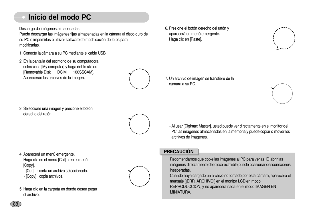 Samsung EC-S730ZBDA/DE, EC-S750ZRBB/E1, EC-S750ZBDA/E3, EC-S630ZRBB/E1, EC-S750ZSDA/E3, EC-S630ZSHA/E3 manual Precaución 