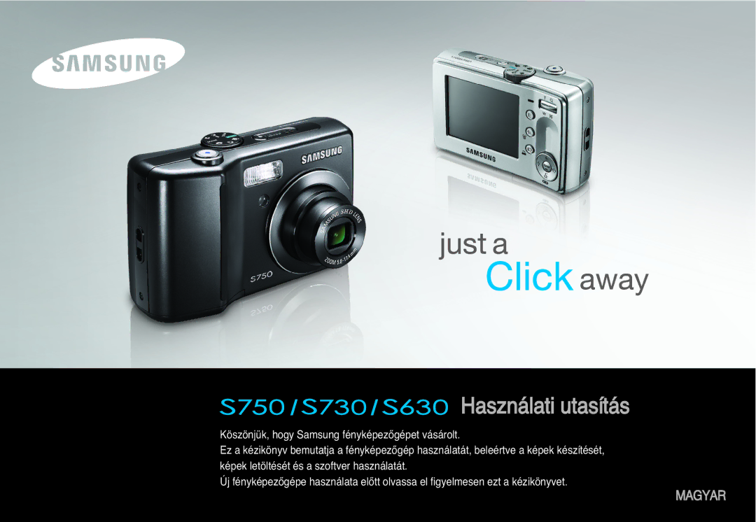 Samsung EC-S750ZBDA/E3, EC-S750ZRBB/E1, EC-S730ZBDA/DE, EC-S630ZSBD/FR, EC-S630ZRBB/FR manual Használati utasítás 