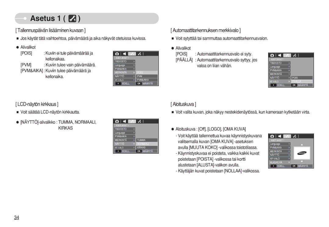 Samsung EC-S750ZSBB/E2, EC-S750ZBDA/E3, EC-S750ZBBB/E2, EC-S730ZBDA/DE, EC-S630ZPBB/E2, EC-S750ZSDA/E3 manual Pois, Pvm 