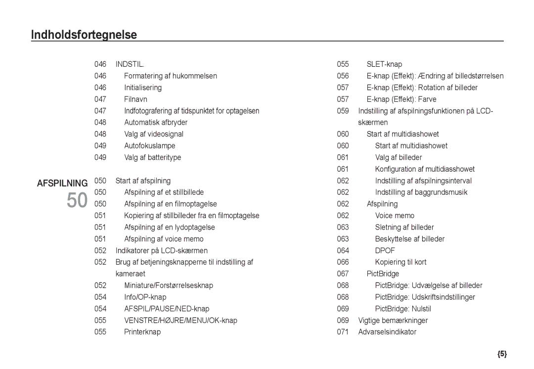 Samsung EC-S760ZBDA/E3, EC-S760ZPDA/E3 manual Valg af billeder, Indstilling af baggrundsmusik Afspilning Voice memo 