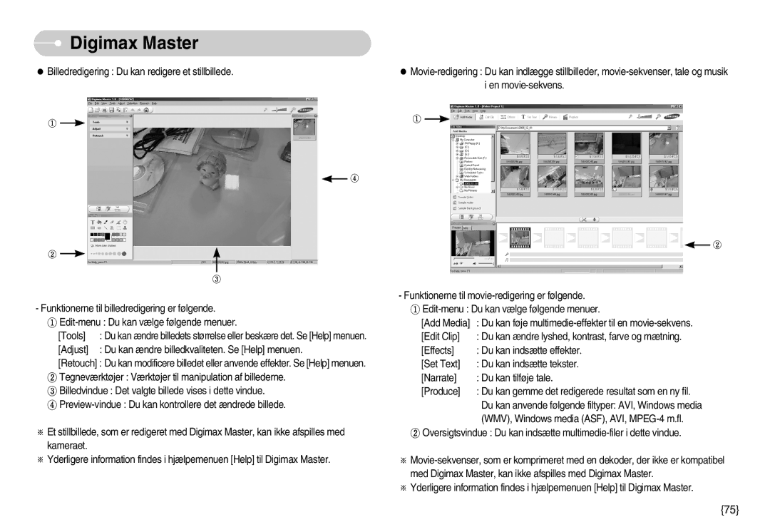 Samsung EC-S800ZBBA/E2 manual Digimax Master 