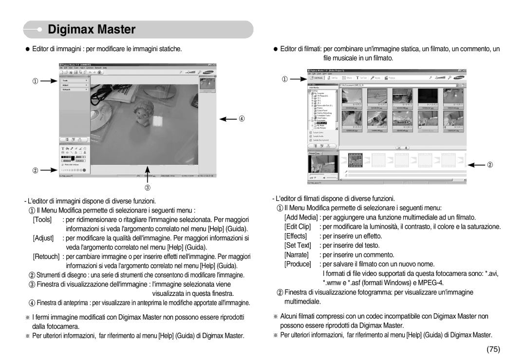 Samsung EC-S800ZSBA/E1, EC-S800ZBBA/E1 manual Digimax Master 