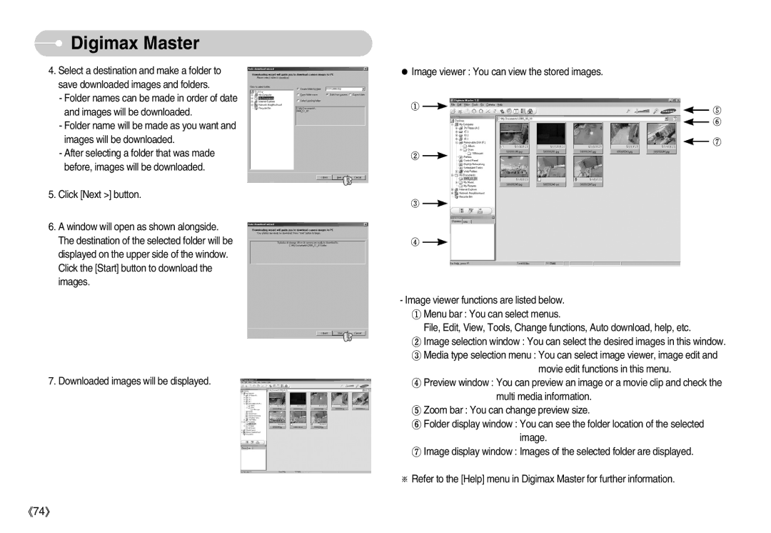 Samsung EC-S800ZBBA/GB, EC-S800ZSBA/FR, EC-S800ZSBA/E1, EC-S800ZBBB/FR, EC-S800ZBBA/E1, EC-S800ZBBA/FR manual Digimax Master 