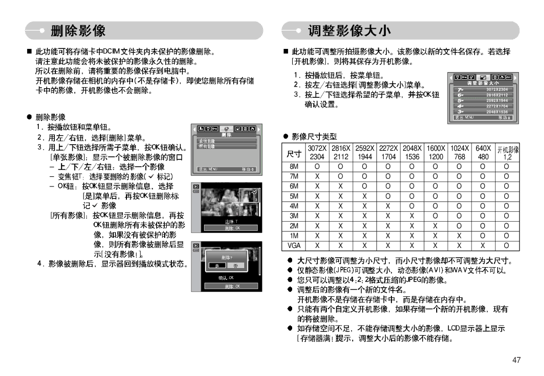 Samsung EC-S830ZSBA/E1, EC-S830ZBBA/FI, EC-S830ZBBA/E1 manual Vga 