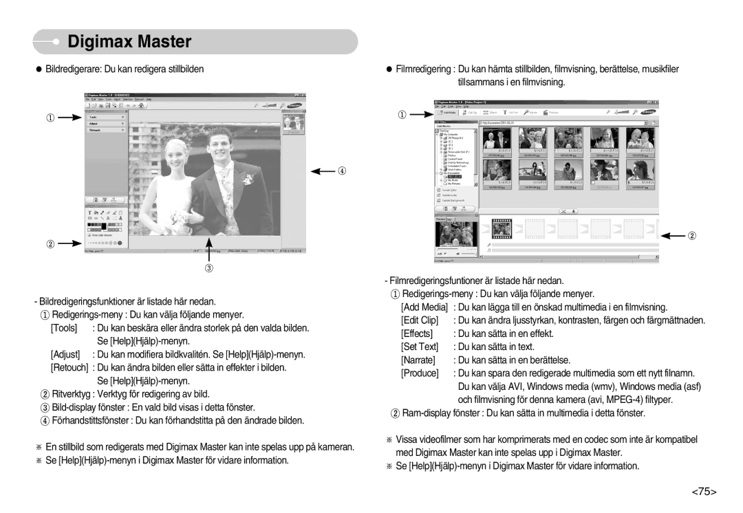 Samsung EC-S830ZSBC/E2, EC-S830ZSBB/E2, EC-S830ZBBA/FI, EC-S830ZSDB/DE, EC-S830ZSBA/FI, EC-S830ZBBC/E2 manual Digimax Master 