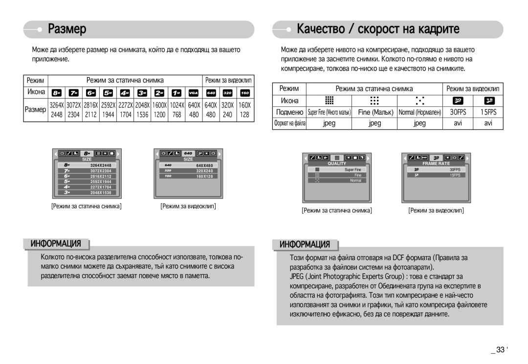 Samsung EC-S830ZSDA/E3, EC-S830ZBDA/E3 manual ‡Áïâ, ‡˜Âòú‚Ó / Òíóóòú Ì‡ Í‡‰Ëúâ, Ëîóêâìëâ 