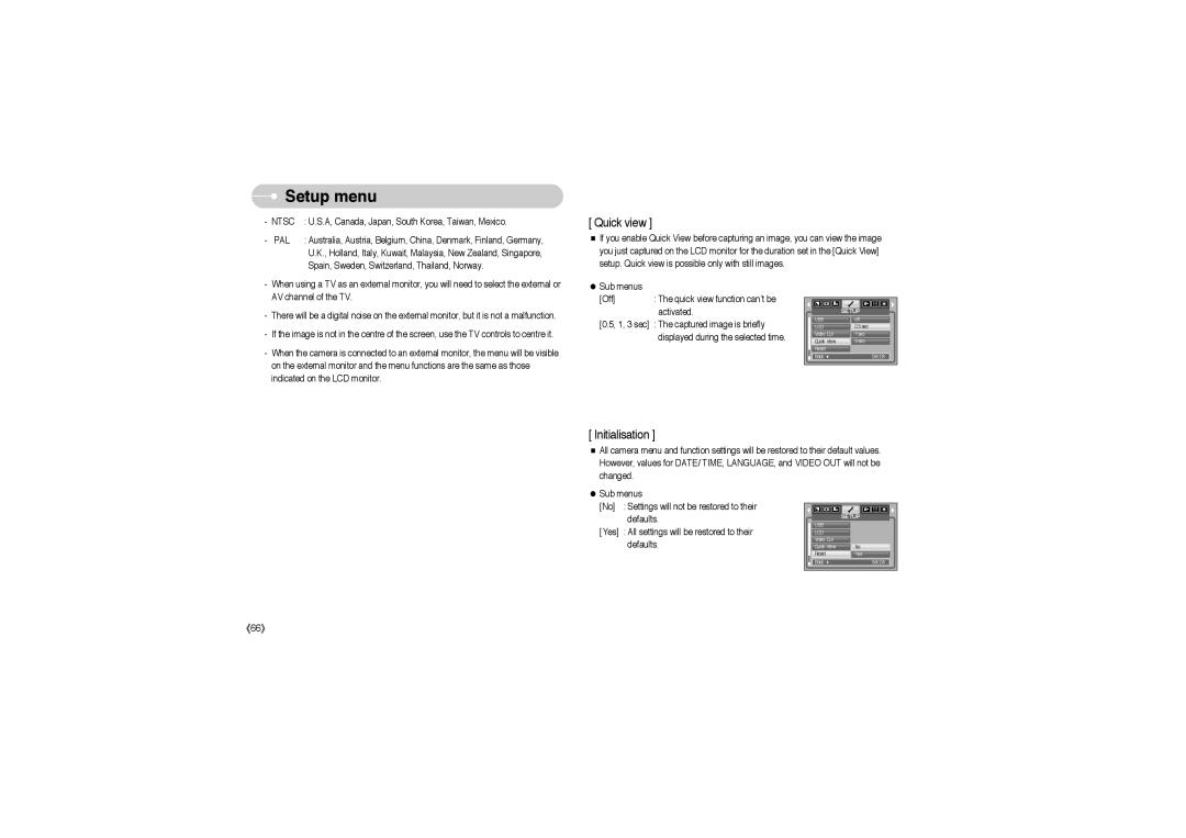 Samsung EC-S850ZSBJ/E1, EC-S850ZSBM/E1, EC-S850ZBBM/E1, STW-S850S, STW-S850B, EC-S850ZBBA/E1, EC-S850ZSBA/CA Quick view, Ntsc 