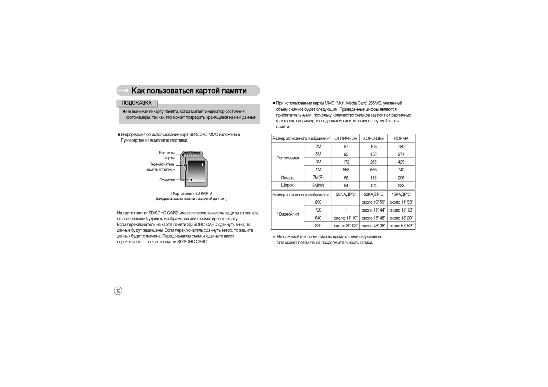 Samsung EC-S850ZSBB/E1, EC-S850ZSBM/E1, EC-S850ZBBM/E1, STW-S850S, STW-S850B 30äÄÑê/ë 20äÄÑê/ë 15äÄÑê/ë 800 Óíóîó 10 Óíóîó 11 