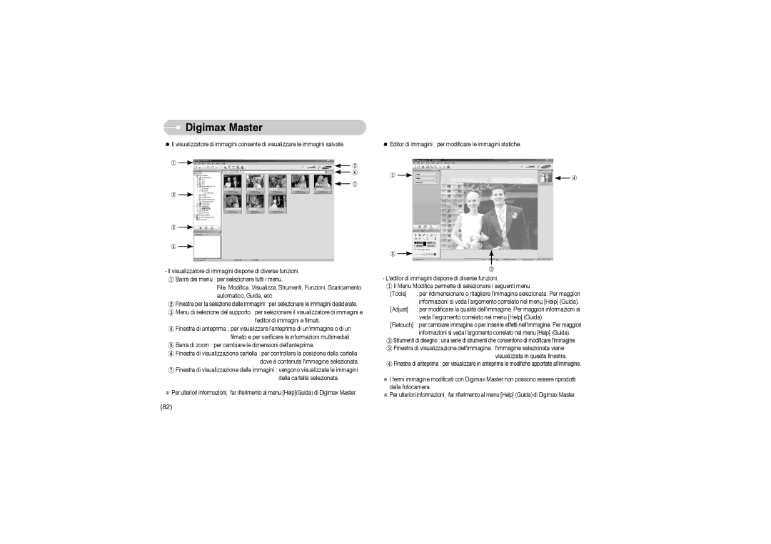 Samsung STW-S850B, EC-S850ZSBM/E1, EC-S850ZBBM/E1, STW-S850S manual Digimax Master 