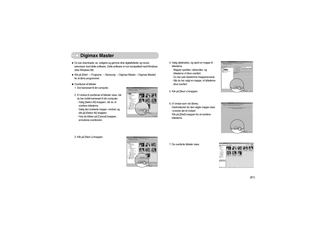 Samsung EC-S850ZSBM/E1, EC-S850ZBBM/E1 manual Digimax Master 