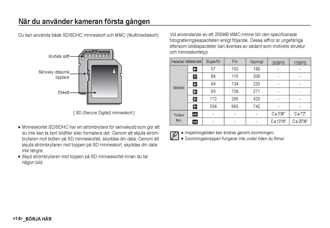 Samsung EC-S85ZZSBA/E2, EC-S85ZZBBA/E2 manual Superfin Fin Normal 