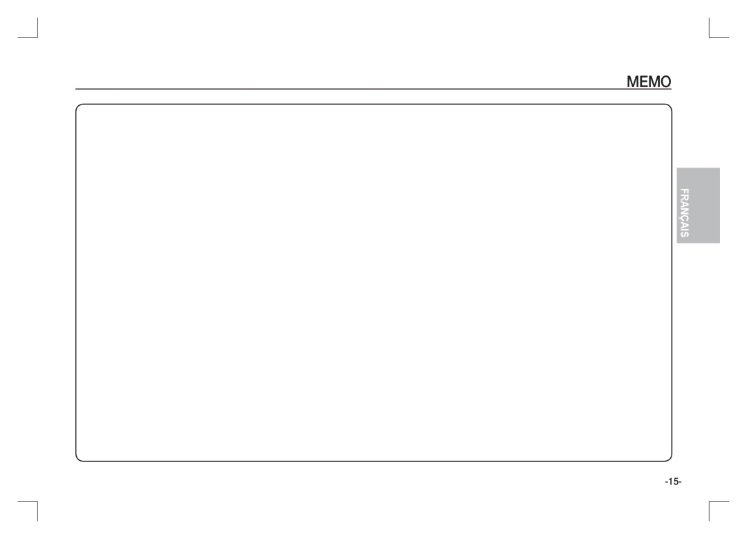 Samsung EC-S85ZZBAA, EC-S85ZZPAA, EC-S85ZZSAA manual Memo 