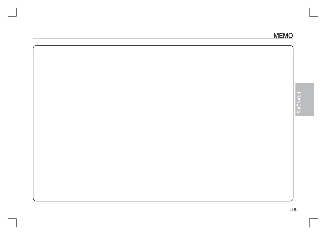 Samsung EC-S85ZZPAA, EC-S85ZZSAA, EC-S85ZZBAA manual Memo 