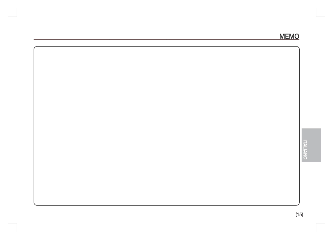 Samsung EC-S85ZZBAA, EC-S85ZZPAA, EC-S85ZZSAA manual Memo 