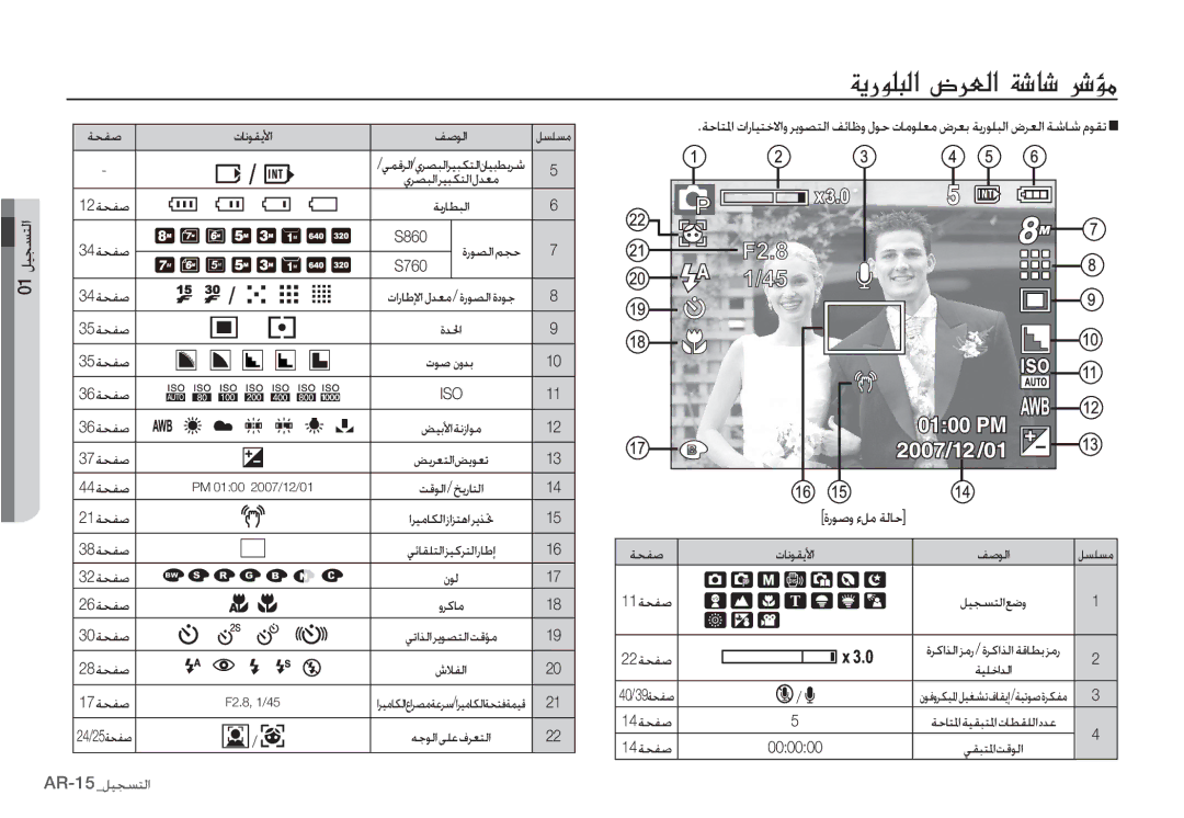 Samsung EC-S860ZBBA/FR, EC-S860ZSBA/FR, EC-S760ZPDA/E3, EC-S860ZSDA/E3, EC-S860ZPDA/E3 01 ǚƸƆƉƄŽȚ, ȜȤǞǧȶȔǚžǀŽƾŲ, ǀƇƱǧ 