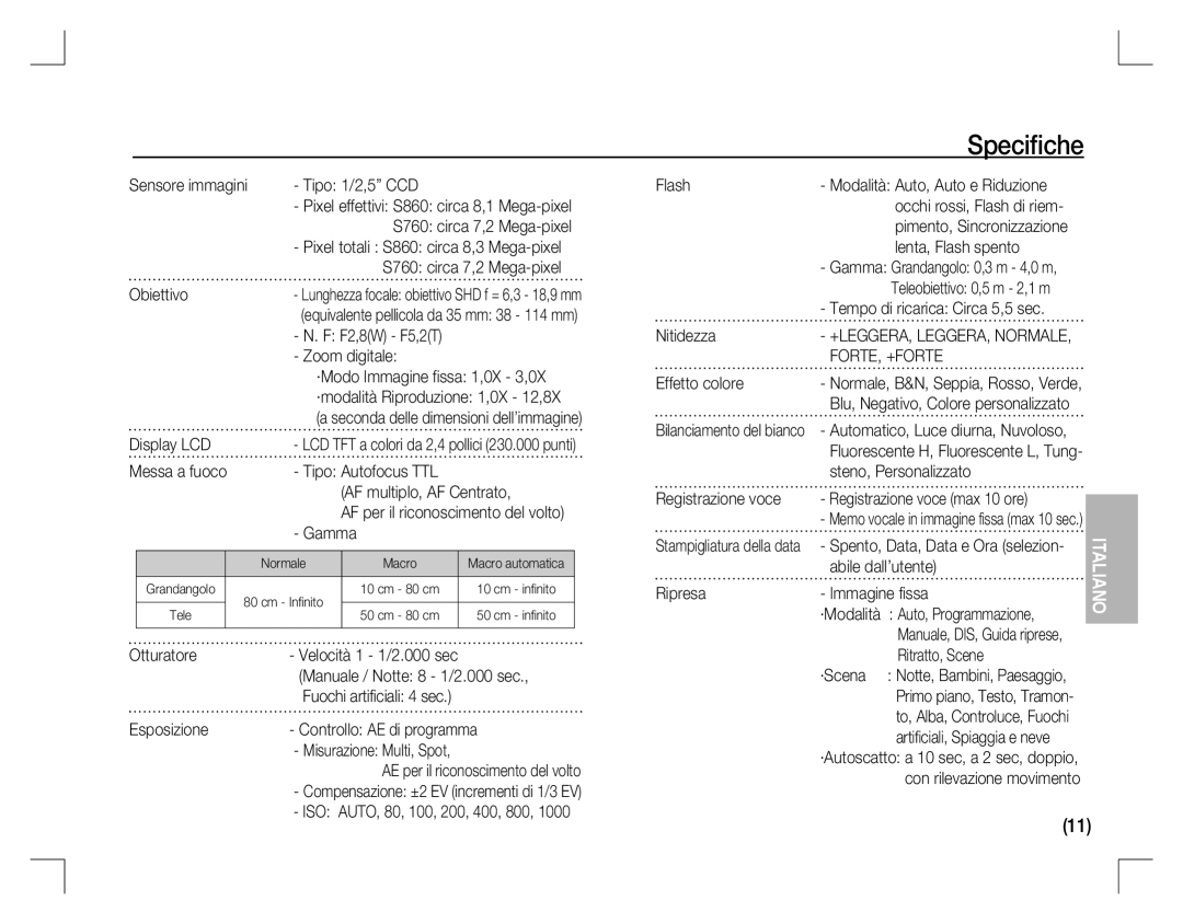 Samsung EC-S760ZBBC/E1, EC-S860ZSBA/FR, EC-S860U01KFR, EC-S760ZPDA/E3, EC-S860ZSDA/E3, EC-S860ZPDA/E3 manual Forte, +Forte 