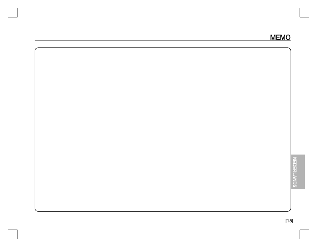 Samsung EC-S860ZSBB/AS, EC-S860ZSBA/FR, EC-S860U01KFR, EC-S760ZPDA/E3, EC-S860ZSDA/E3, EC-S860ZPDA/E3, EC-S860ZBDA/E3 manual Memo 