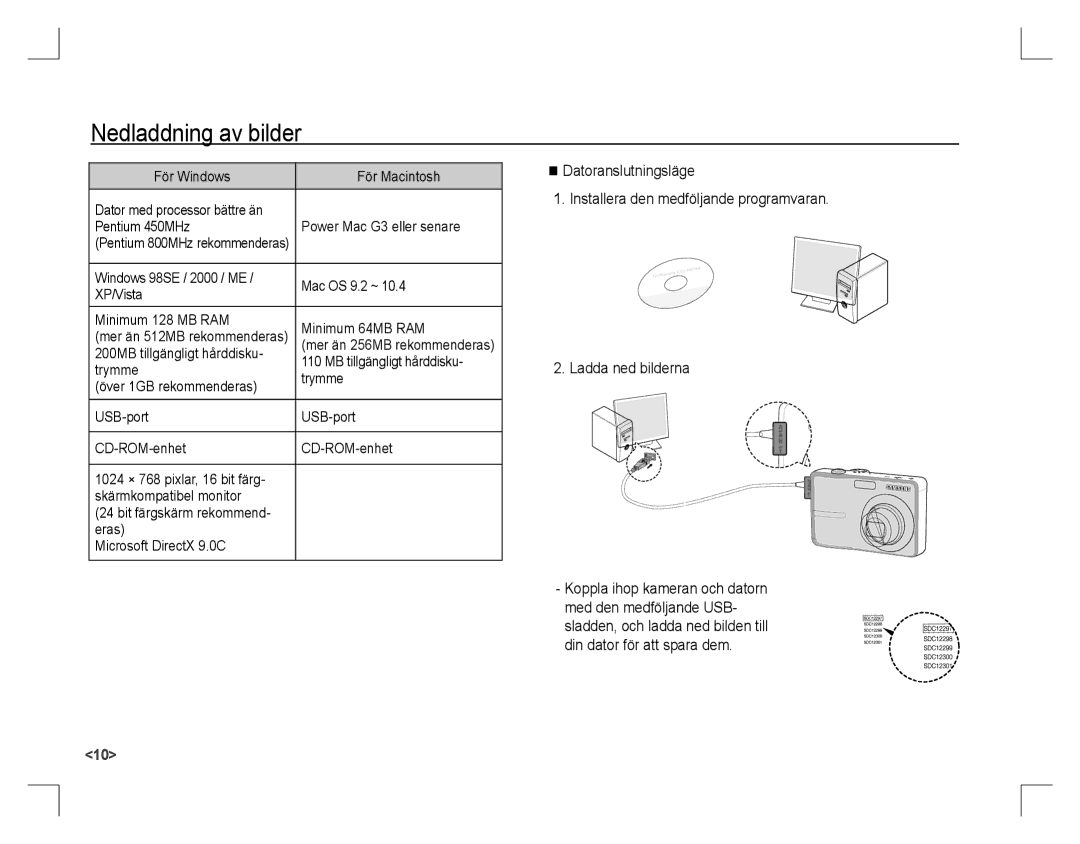 Samsung EC-S760ZBBA/AS, EC-S860ZSBA/FR, EC-S860U01KFR, EC-S760ZPDA/E3, EC-S860ZSDA/E3, EC-S860ZPDA/E3 Nedladdning av bilder 