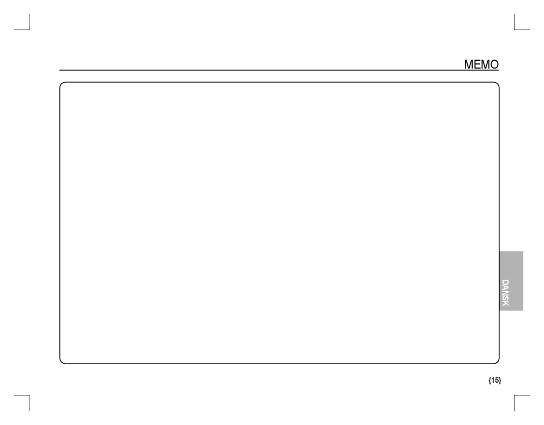 Samsung EC-S760ZSBA/US, EC-S860ZSBA/FR, EC-S860U01KFR, EC-S760ZPDA/E3, EC-S860ZSDA/E3, EC-S860ZPDA/E3, EC-S860ZBDA/E3 manual Memo 