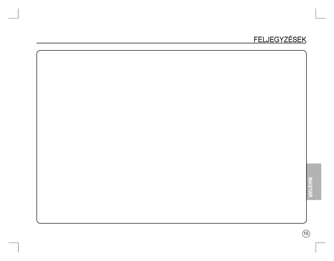 Samsung EC-S860ZSBA/AR, EC-S860ZSBA/FR, EC-S860U01KFR, EC-S760ZPDA/E3, EC-S860ZSDA/E3, EC-S860ZPDA/E3, EC-S860ZUAA Feljegyzések 