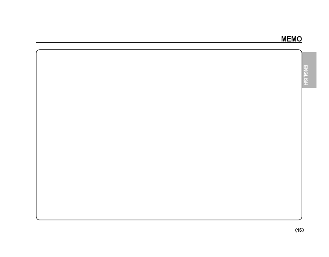 Samsung EC-S860ZSBA/E2, EC-S860ZSBA/FR, EC-S860U01KFR, EC-S760ZPDA/E3, EC-S860ZSDA/E3, EC-S860ZPDA/E3, EC-S860ZBDA/E3 manual Memo 