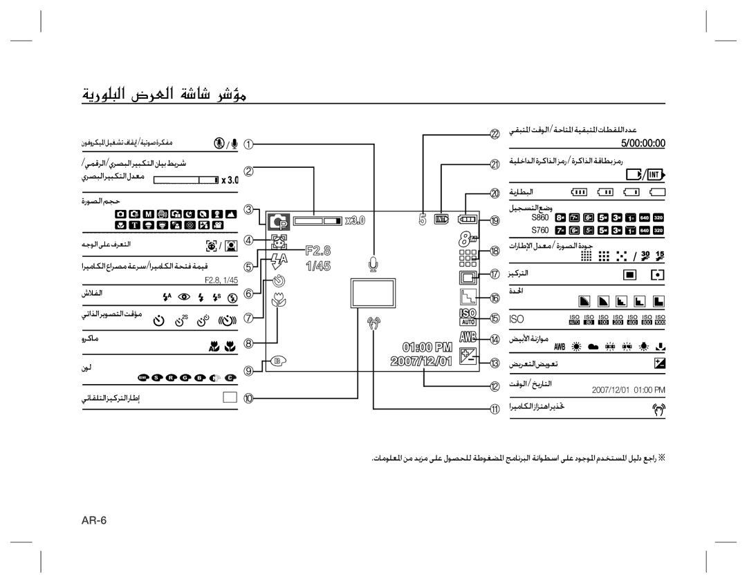 Samsung EC-S860ZPBA/AR ÌËÖÁf÷öÜ√÷ÌççÜçˆ⁄, ﻲﻤﻗﺮﻟ / ﺮﺼﺒﻟ ﺮﻴﺒﻜﺘﻟ ﺎﻴﺑﻂﻳﺮﺷ ﺮﺼﺒﻟ ﺮﻴﺒﻜﺘﻟ ﺪﻌﻣ ﻮﺼﻟ ﻢﺠﺣ, ﺎﻃﻹ ﺪﻌﻣ/ ﻮﺼﻟ ﻮﺟ ﺰﻴﻛﺮﺘﻟ 