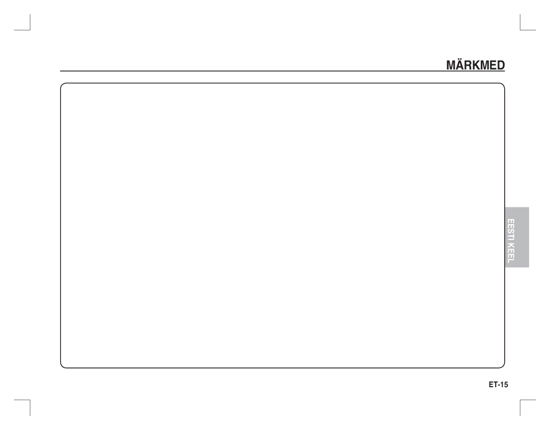 Samsung EC-S760ZSBA/US, EC-S860ZSBA/FR, EC-S860U01KFR, EC-S760ZPDA/E3, EC-S860ZSDA/E3, EC-S860ZPDA/E3, EC-S860ZBDA/E3 ET-15 