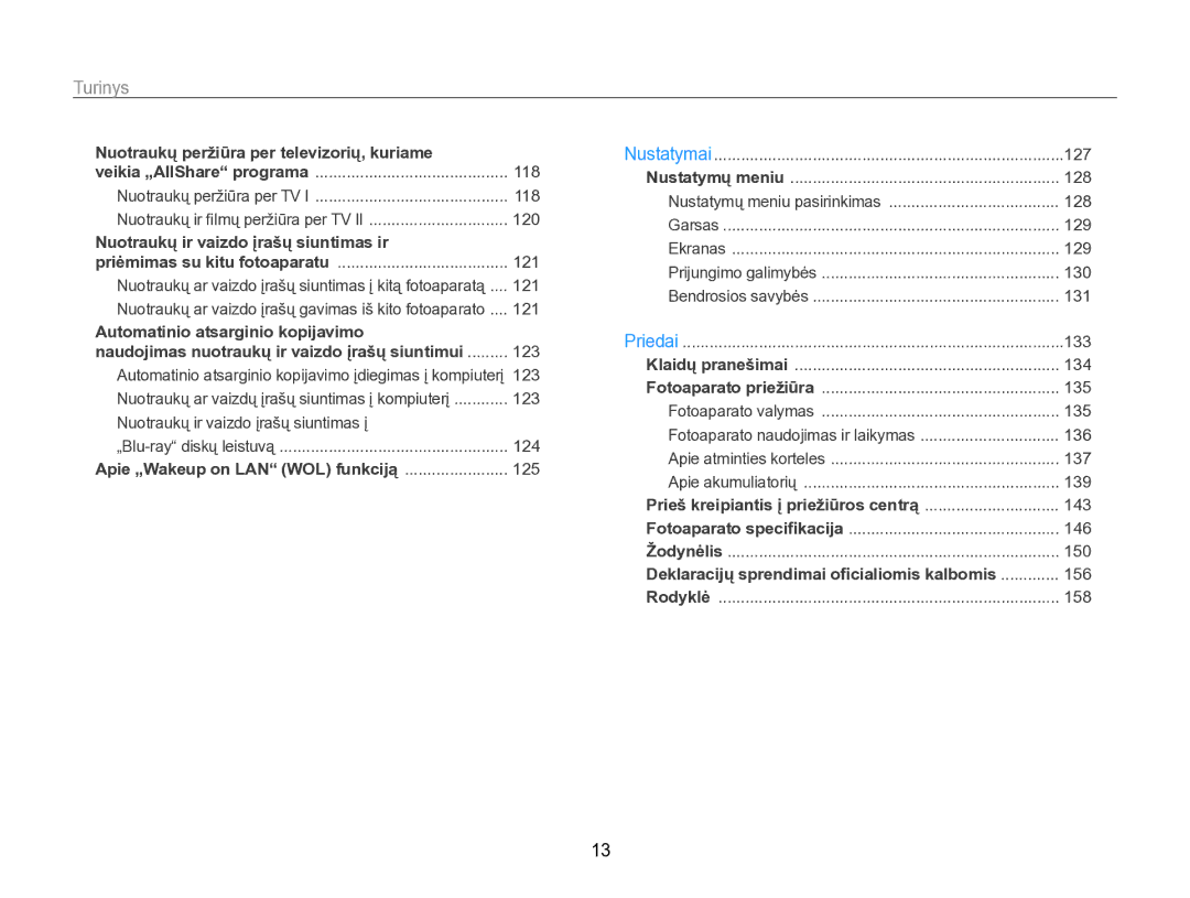 Samsung EC-SH100ZBPBE2 manual Nuotraukų peržiūra per televizorių, kuriame 