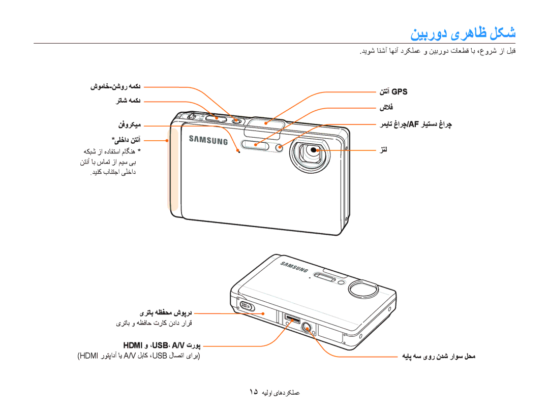 Samsung EC-ST1000BPBE1 manual ﺵﻮﻣﺎﺧ-ﻦﺷﻭﺭ ﻪﻤﮐﺩ ﺮﺗﺎﺷ ﻪﻤﮐﺩ ﻦﻓﻭﺮﮑﻴﻣ *ﯽﻠﺧﺍﺩ ﻦﺘﻧﺁ, ﺪﻴﻨﻛ ﺏﺎﻨﺘﺟﺍ ﯽﻠﺧﺍﺩ, ١۵ ﻪﻴﻟﻭﺍ یﺎﻫﺩﺮﮑﻠﻤﻋ 