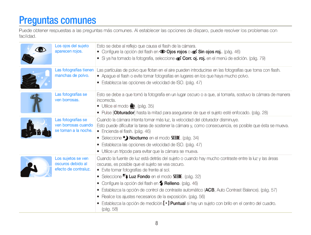 Samsung EC-ST1000BPBE1, EC-ST1000BPSE3, EC-ST1000BPGZA manual Preguntas comunes 