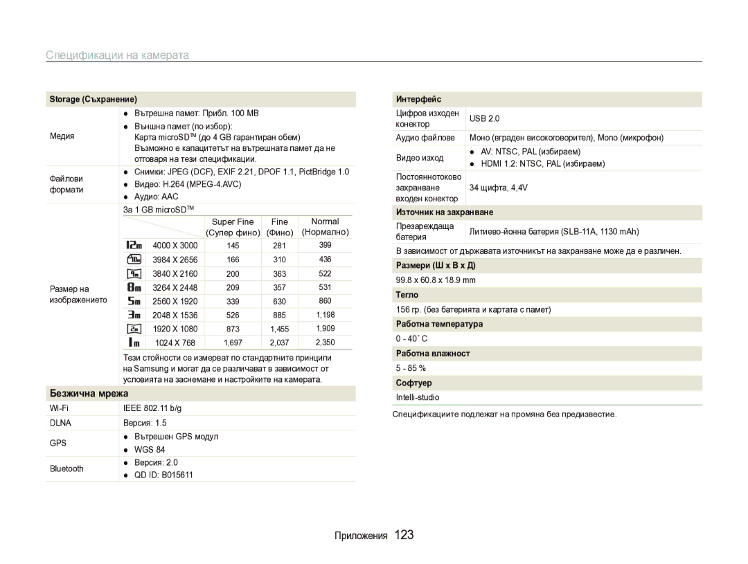 Samsung EC-ST1000BPSE3 manual Безжична мрежа 