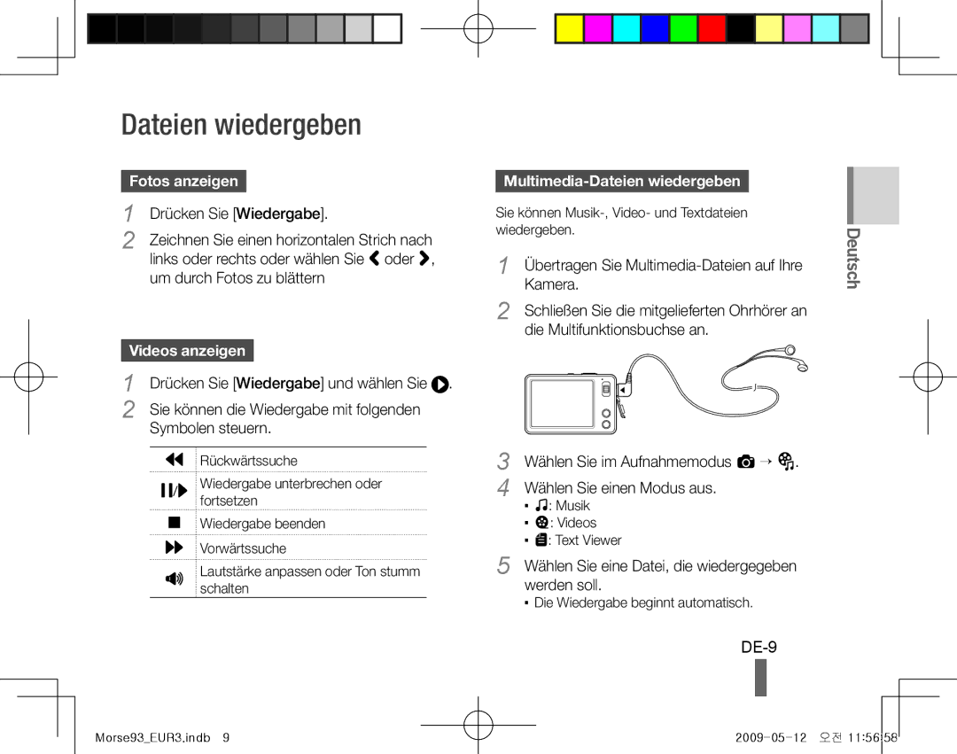 Samsung EC-ST10ZGBA/RU, EC-ST10ZABP/FR, EC-ST10ZSBP/IT Fotos anzeigen, Multimedia-Dateien wiedergeben, Videos anzeigen 