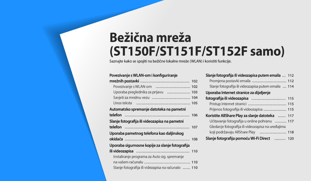 Samsung EC-ST72ZZBPWE3 Uporaba sigurnosne kopije za slanje fotografija, Slanje fotografija ili videozapisa putem emaila…… 