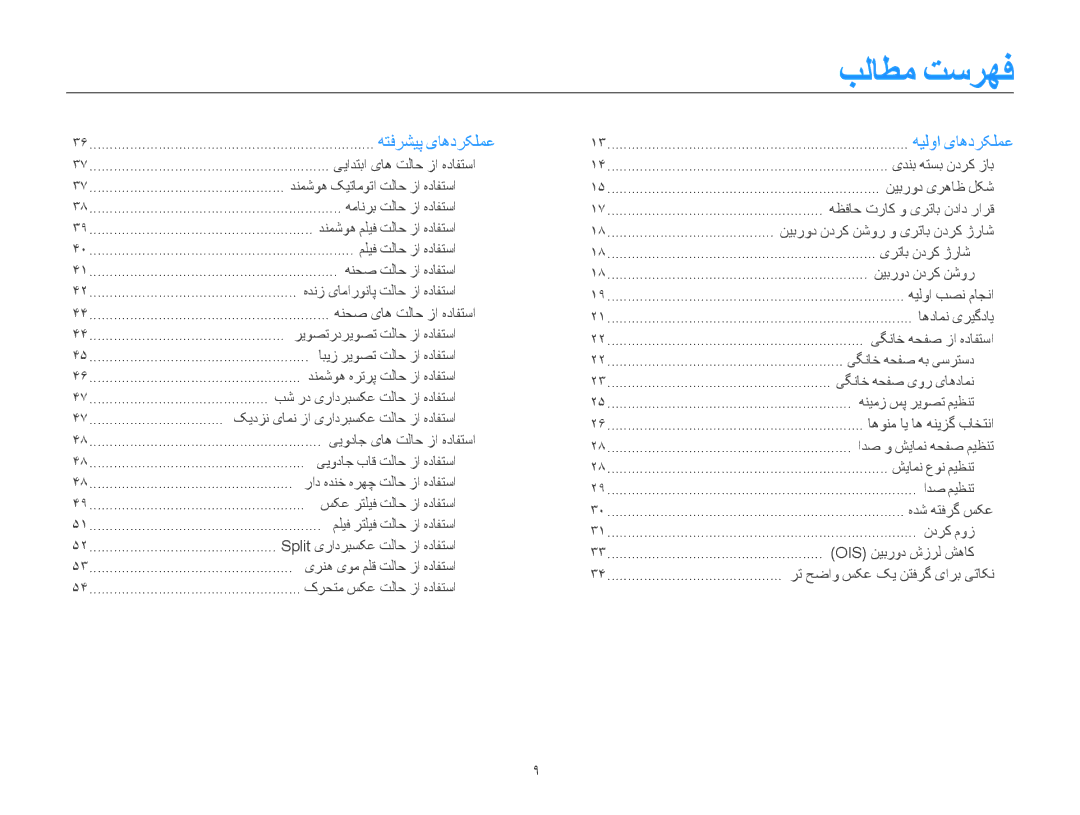 Samsung EC-ST200FDDLME, EC-ST200FDDBME, EC-ST200FDDRME, EC-ST200FBPBIL, EC-ST200FBPSRU, EC-ST200FBDBKE manual بلاطم تسرهف 