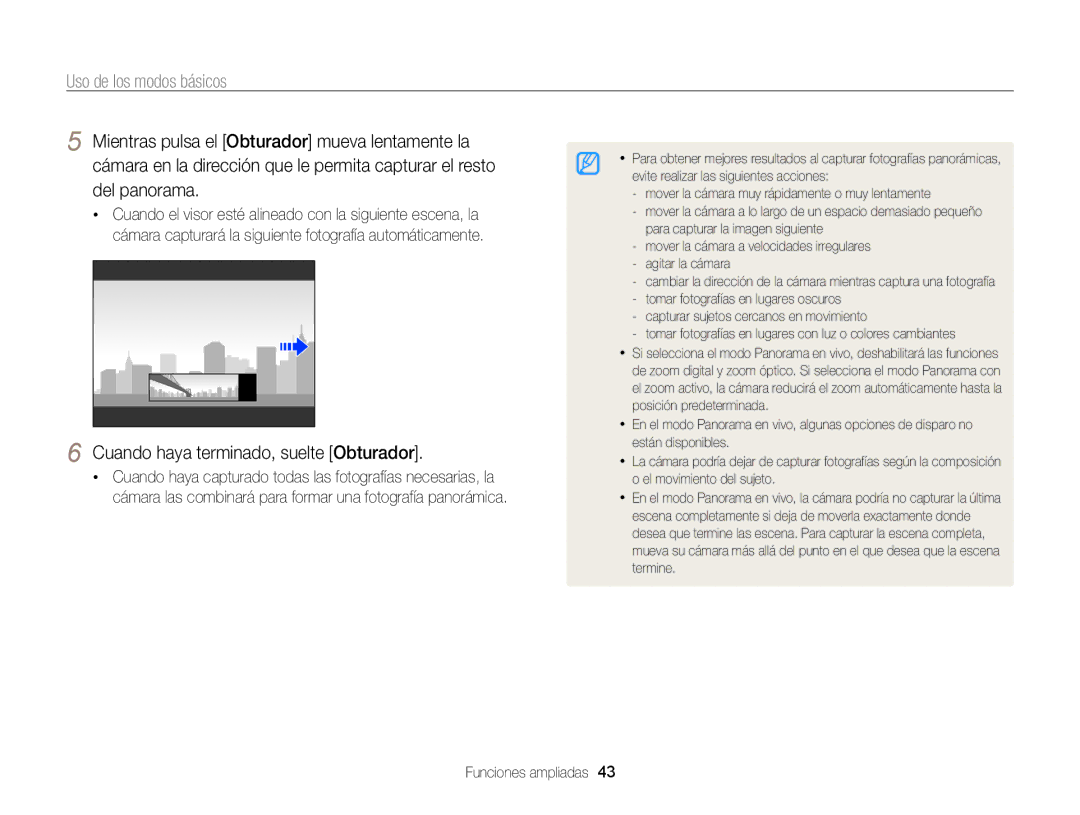 Samsung EC-ST200FBPBE1, EC-ST200ZBPLE1, EC-ST200ZBPBE1, EC-ST200FBPLE1 manual Cuando haya terminado, suelte Obturador 