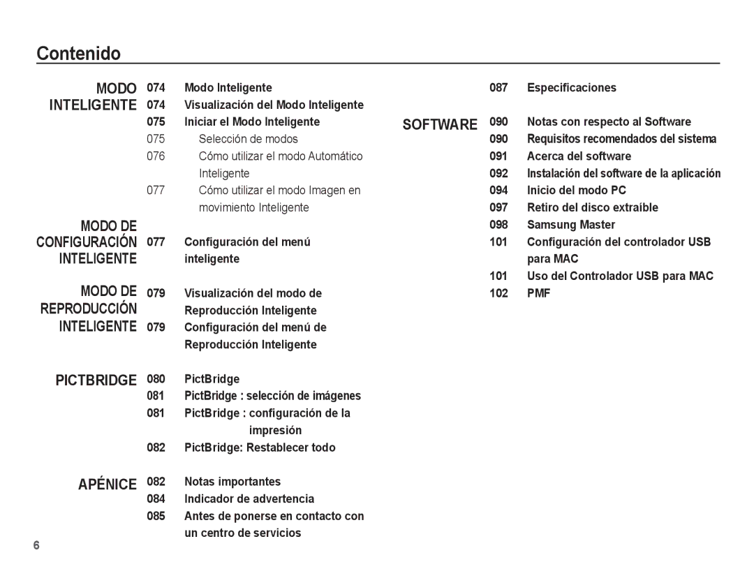 Samsung EC-ST45ZZBPBE1, EC-ST45ZZBPUE1, EC-ST45ZZBPRE1, EC-ST45ZZBPAE1, EC-ST45ZZAAA manual Pictbridge Apénice 