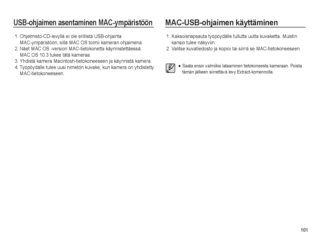 Samsung EC-ST45ZZBPBE2, EC-ST45ZZBPUE2, EC-ST45ZZBPRE2, EC-ST45ZZBPAE2 manual 101 