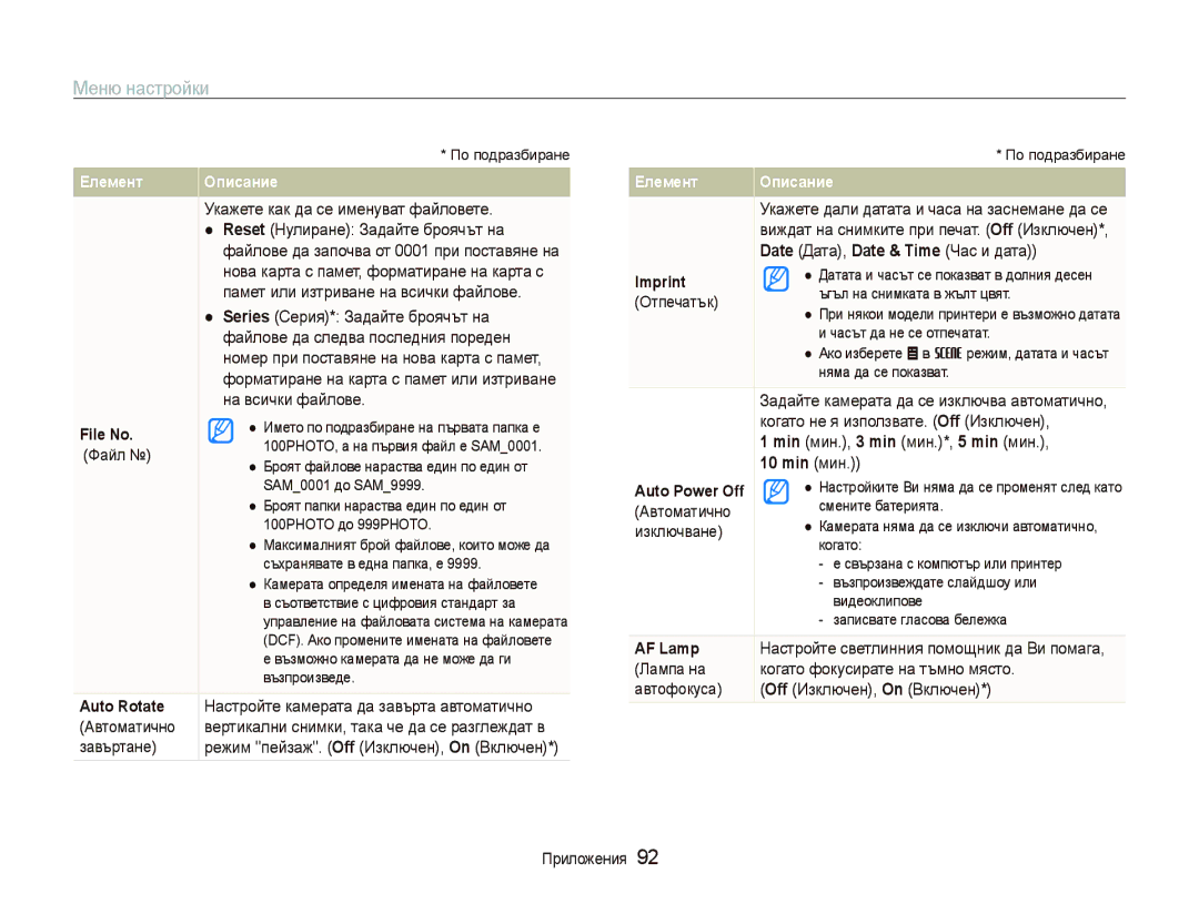 Samsung EC-ST500ZBPRE3, EC-ST500ZBPSE3 manual Укажете как да се именуват файловете, Date Дата, Date & Time Час и дата 