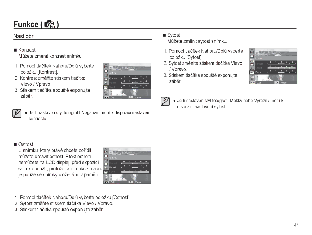 Samsung EC-ST50ZUBP/E3, EC-ST50ZBBP/E3, EC-ST50ZRBP/E3, EC-ST50ZSBP/E3 manual Nast.obr 